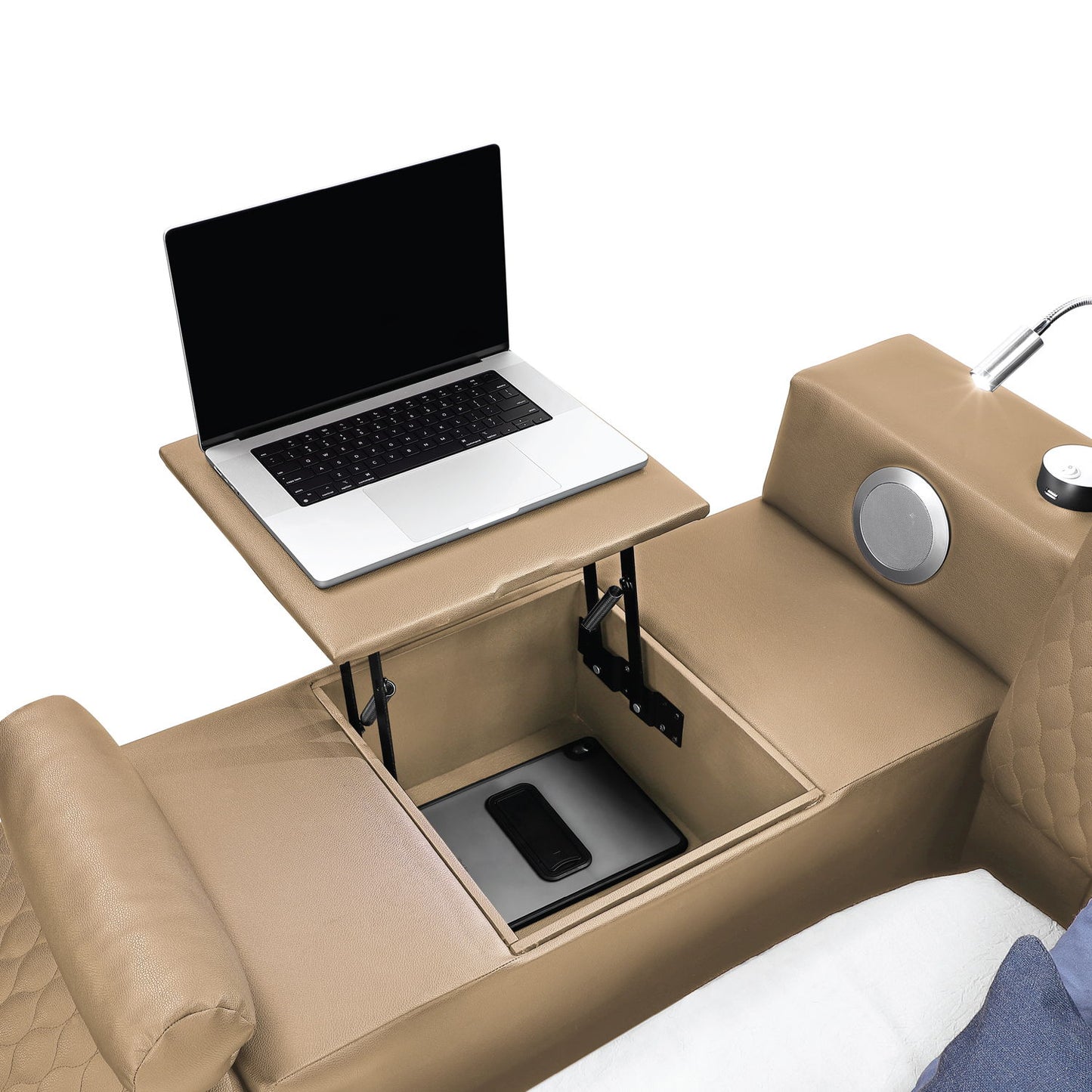 Zoya - Smart Multifunctional Bed, Built In Bluetooth Speakers, USB Charging