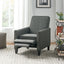 Upholstered Push Back Recliner Chair For Living Room