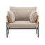 Rope Lounge Chair With Cushions For Modern Spaces