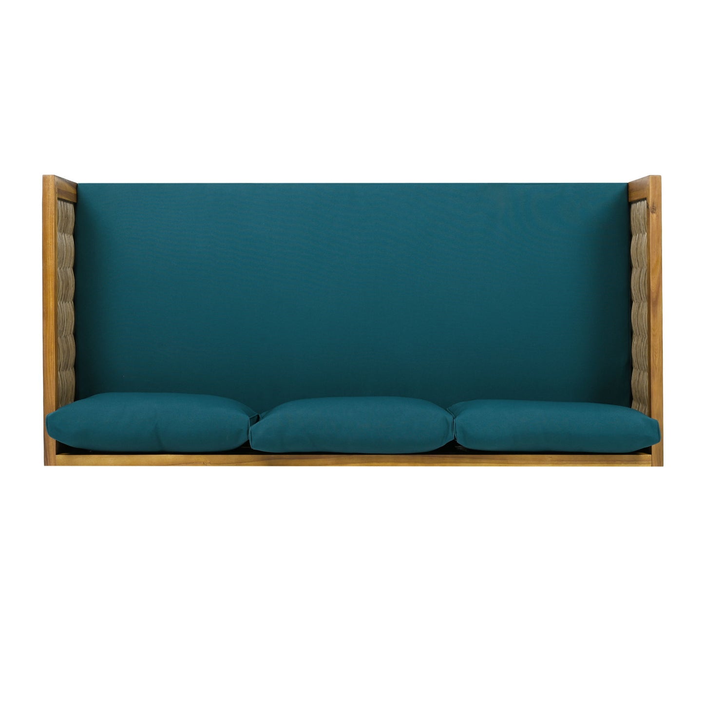 Claremont - 3 Seater Daybed Teak Acacia Wood Water Resistant Cushions