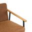 Mid Century Modern Counter Stool Set With Iron Frame