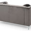 Stylish Sloped Arm Loveseat
