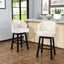 360 Degree Swivel Bar Stool With Stunning Nailhead Trim (Set of 2)