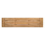Outdoor Bench With Slat Panel Design And Acacia Wood Frame