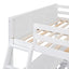 Full Over Full Bunk Bed With Desk