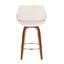 Fabrico - Mid Century Modern Counter Stool (Set of 2)