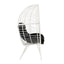 Galzed - Patio Lounge Chair - Black / White