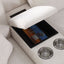 Rene - Sectional Sofa With Ottoman - Beige