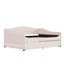 Upholstered Daybed With Light And Trundle