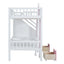 Twin Over Twin Bunk Bed With Changeable Table, Bunk Bed Turn Into Upper Bed And Down Desk