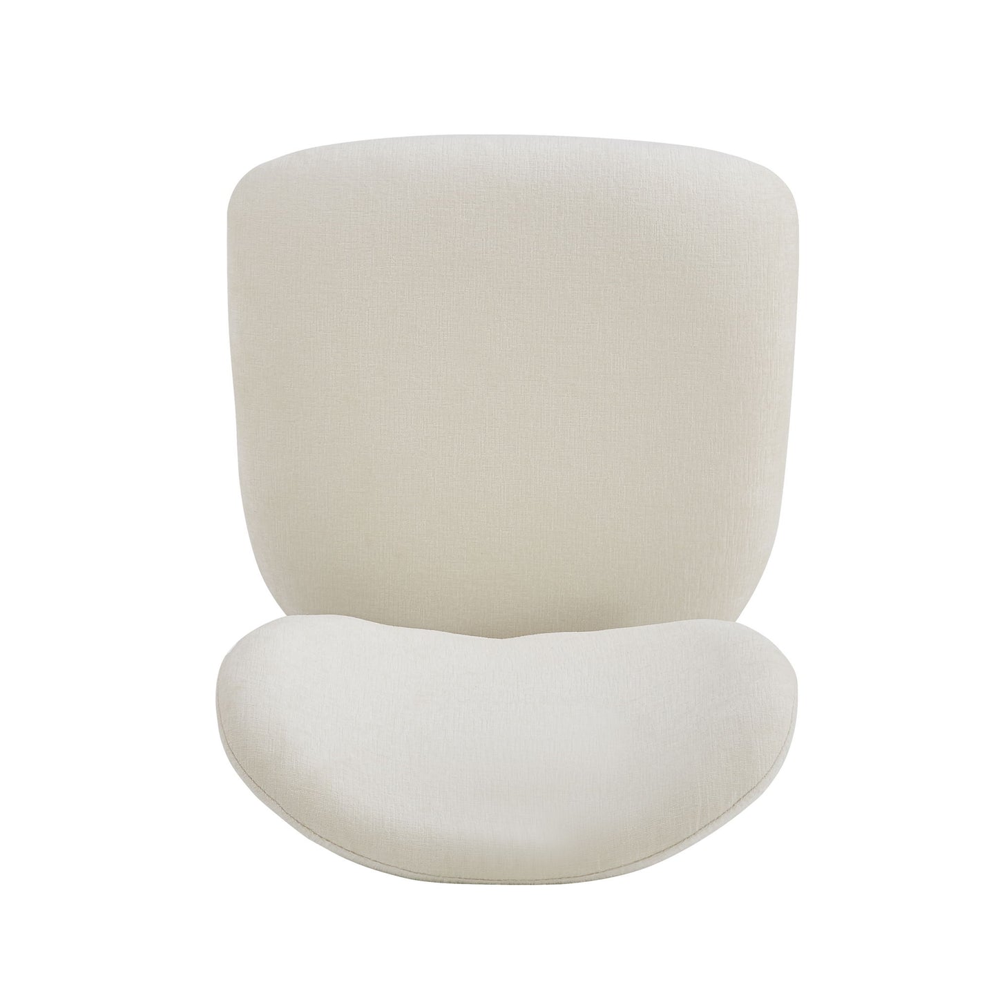 Modern Upholstered Dining Chairs With Metal Legs (Set of 2) - Beige
