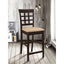 Upholstered Counter Height Stools (Set of 2) - Brown / Beige