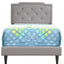 Button Tufted Bed Charming For Cozy Spaces