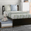 Platform Bed Wood Bed Frame With Trundle