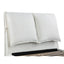 Corwyn - Queen Upholstered Panel Bed With Headboard Pillows - White