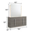 Altima - LED Dresser Mirror With Integrated Vertical Light Strips (Dresser Not Included) - Gray