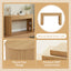 Retro Console Table With Storage, 3 Drawers