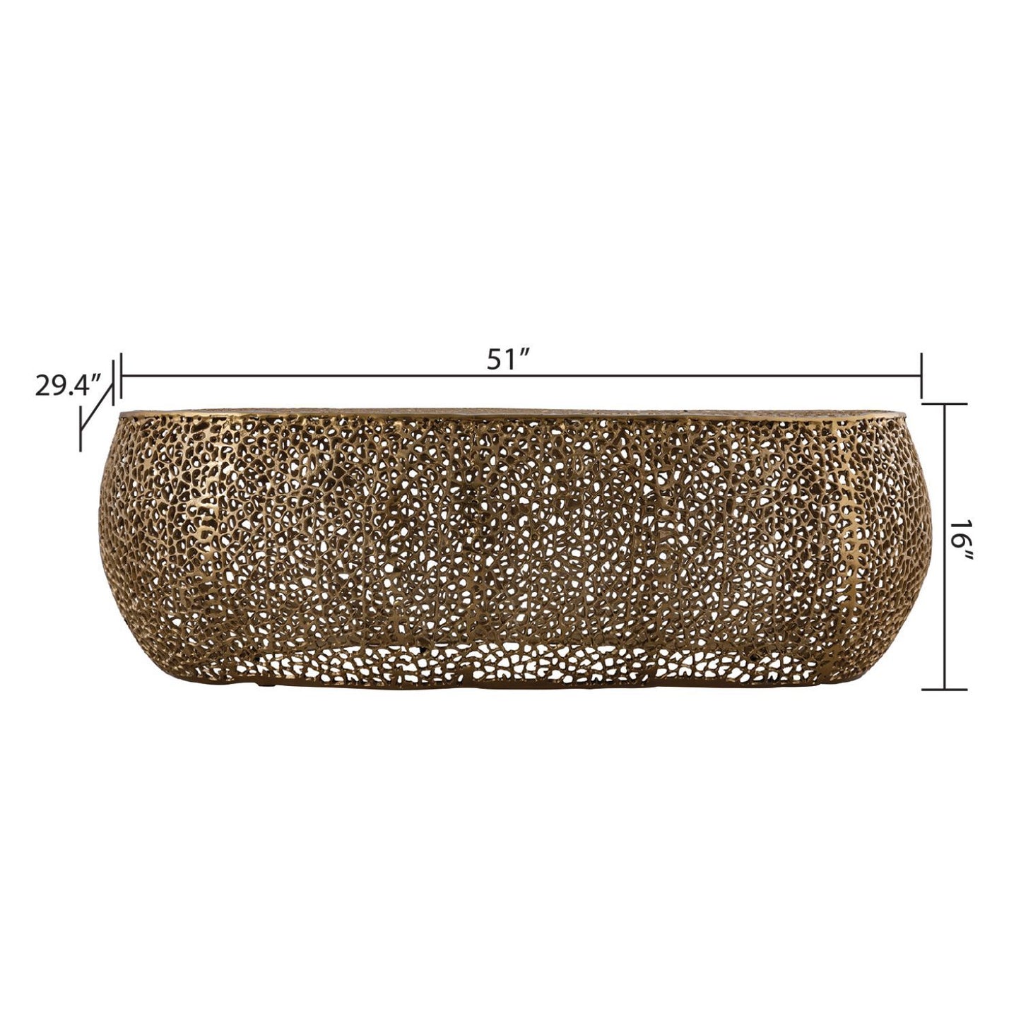 T3601 - Oval Coffee Table