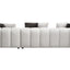 Manilla - Sectional Sofa With 8 Pillows - Ivory White