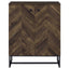 Sager - 4 Shelf Accent Cabinet - Oak