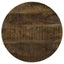 Drum Base Accent Table - Brown