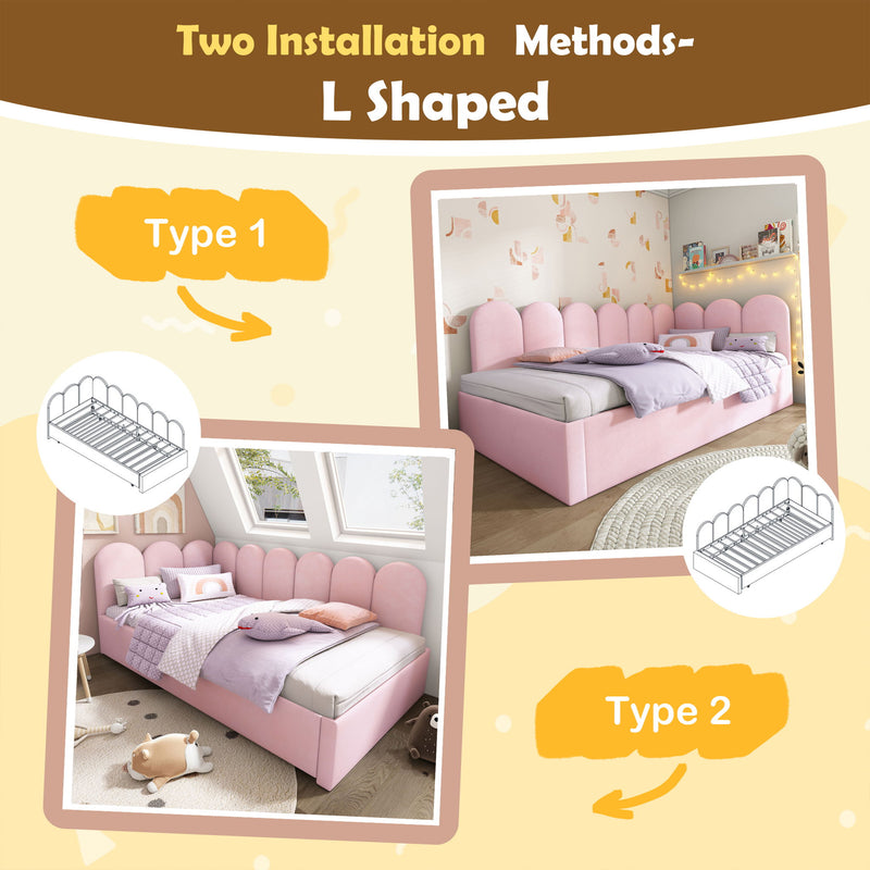 Upholstered Daybed With Hydraulic Storage