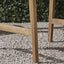 Outdoor Weather Resistant Acacia Wood Adirondack Dining Chairs (Set of 2)