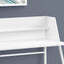 Computer Desk For Home Office, Laptop, Storage Shelves, Marble Look Contemporary & Modern
