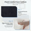 Textured Fabric Ottoman Bench With Hinged Lid