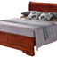 Sleigh Bed With Low Footboard