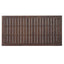 Acacia Wood Outdoor Dining Table With Slatted Top - Dark Brown