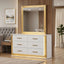 Obsession - Square Mirror - White