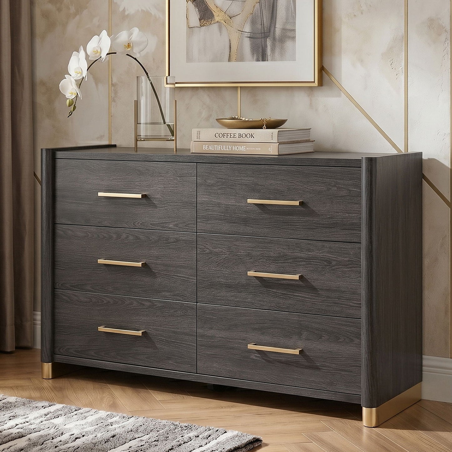 Clifton - 6 Drawer Dresser (Mirror Not Included) - Espresso