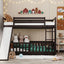 Bunk Bed With Convertible Ladder And Slide