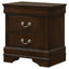 Demetra - 2 Drawer Nightstand - Cappuccino