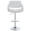 Adjustable Bar Stool With Upholstery