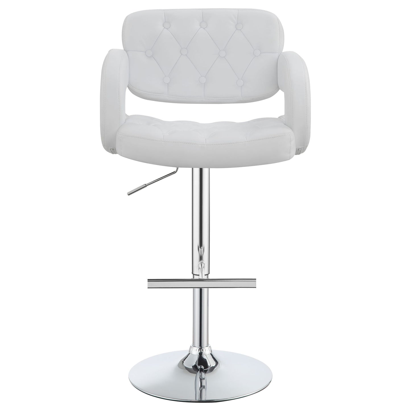 Adjustable Bar Stool With Upholstery