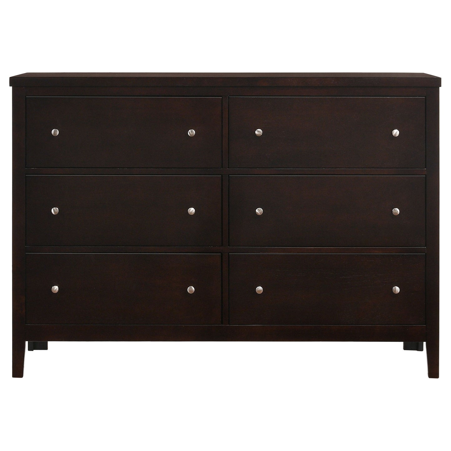 Wedgewood - 6 Drawers Dresser - Cappuccino
