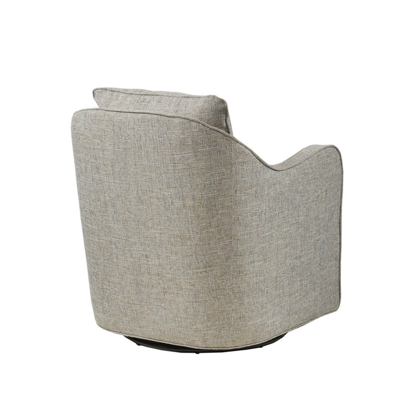 Wide Seat Arm Chair With 360 Degree Rotation