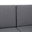Acacia Wood Loveseat And Coffee Table Set With Cushions