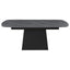 Idlewild - Extension Leaf Dining Table With Tapering Pedestal Base - Black