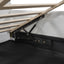 Upholstered Daybed With Bear Shaped Headboard, Hydraulic System And Breathable Fence