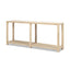 Milo - Console Table With Lower Shelf - Natural