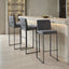 Fuji - Contemporary High Back Barstool Elegant Design