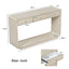 Console Table With 3 Drawers And Display Shelf