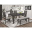 Padded Seat Side Chairs With Tapered Slats (Set of 2)