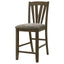 Maxine - Upholstered Counter Height Dining Side Chair (Set of 2) - Brown