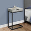 Accent Table, C - Shaped Contemporary Elegant Desig
