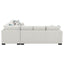 Radison - Upholstered Sectional Sofa With Hidden Sleeper - Greige