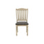 Dining Chair, Upholstered, Side, Transitional (Set of 2) - Gray
